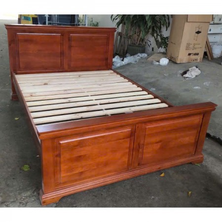 Victoria : Giường Ngủ Gỗ Sồi - Kiểu Pháp 1m8 x 2m
